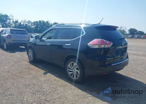 2014 Nissan Rogue Sl из США, поврежденный, VIN 5N1AT2MV2EC755598